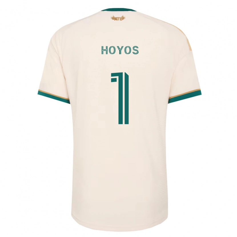 Danxen Heren Lucas Hoyos #1 Champagne Groen Uitshirt Uittenue 2026/27 T-Shirt België