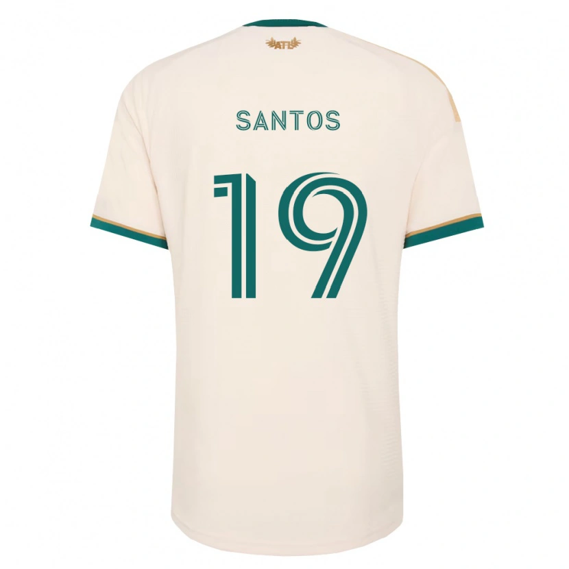 Danxen Heren Sergio Santos #19 Champagne Groen Uitshirt Uittenue 2026/27 T-Shirt België