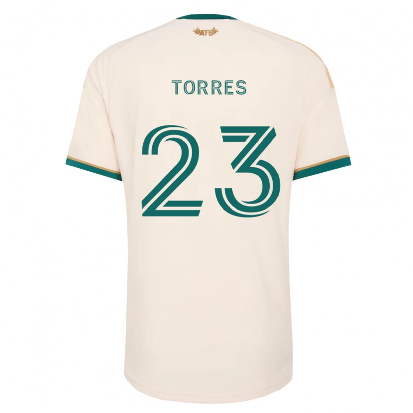 Danxen Heren Adyn Torres #23 Champagne Groen Uitshirt Uittenue 2026/27 T-Shirt België