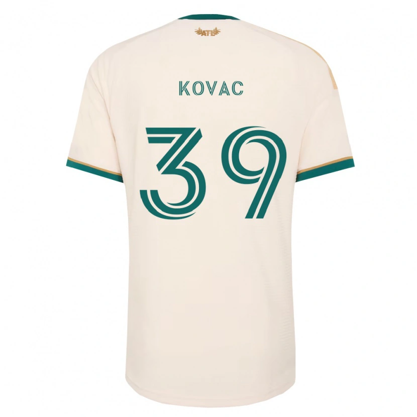 Danxen Heren Arif Kovac #39 Champagne Groen Uitshirt Uittenue 2026/27 T-Shirt België