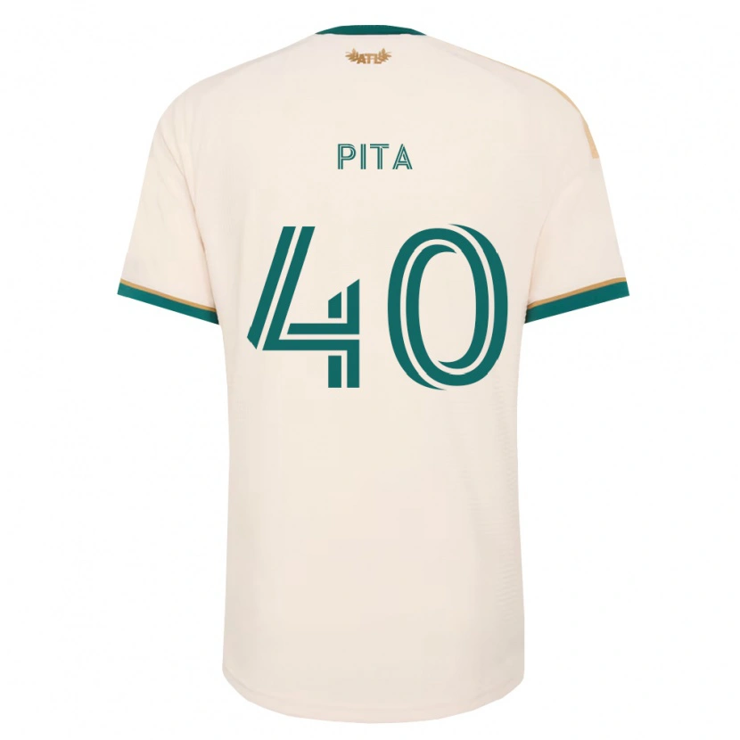 Danxen Heren Santiago Pita #40 Champagne Groen Uitshirt Uittenue 2026/27 T-Shirt België