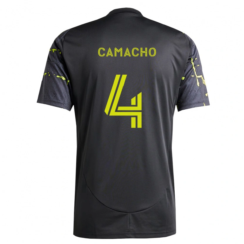 Danxen Heren Rudy Camacho #4 Fluorescerend Geel Zwart Uitshirt Uittenue 2026/27 T-Shirt België