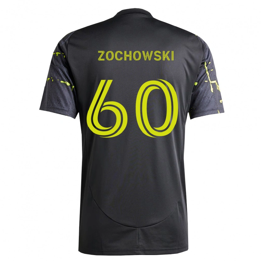 Danxen Heren Alex Zochowski #60 Fluorescerend Geel Zwart Uitshirt Uittenue 2026/27 T-Shirt België