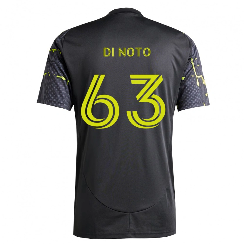 Danxen Heren Gianmarco Di Noto #63 Fluorescerend Geel Zwart Uitshirt Uittenue 2026/27 T-Shirt België