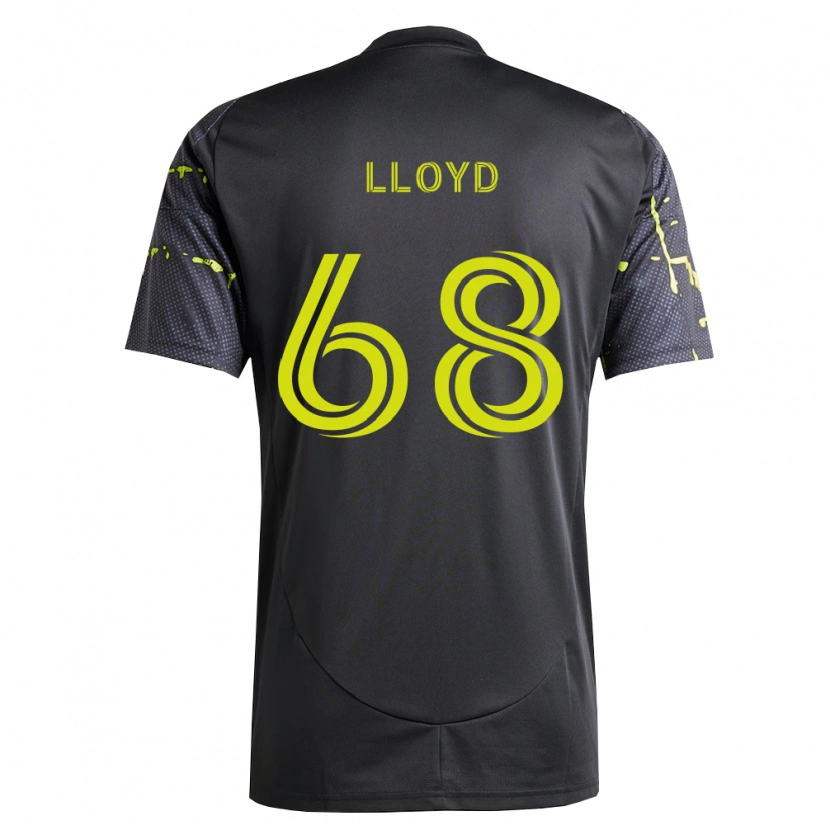 Danxen Heren Zach Lloyd #68 Fluorescerend Geel Zwart Uitshirt Uittenue 2026/27 T-Shirt België