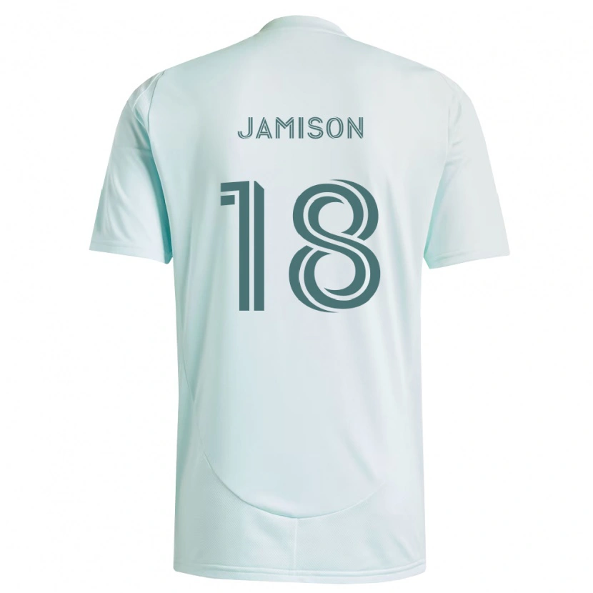 Danxen Heren Bryce Jamison #18 Wit Lichtgroen Uitshirt Uittenue 2026/27 T-Shirt België