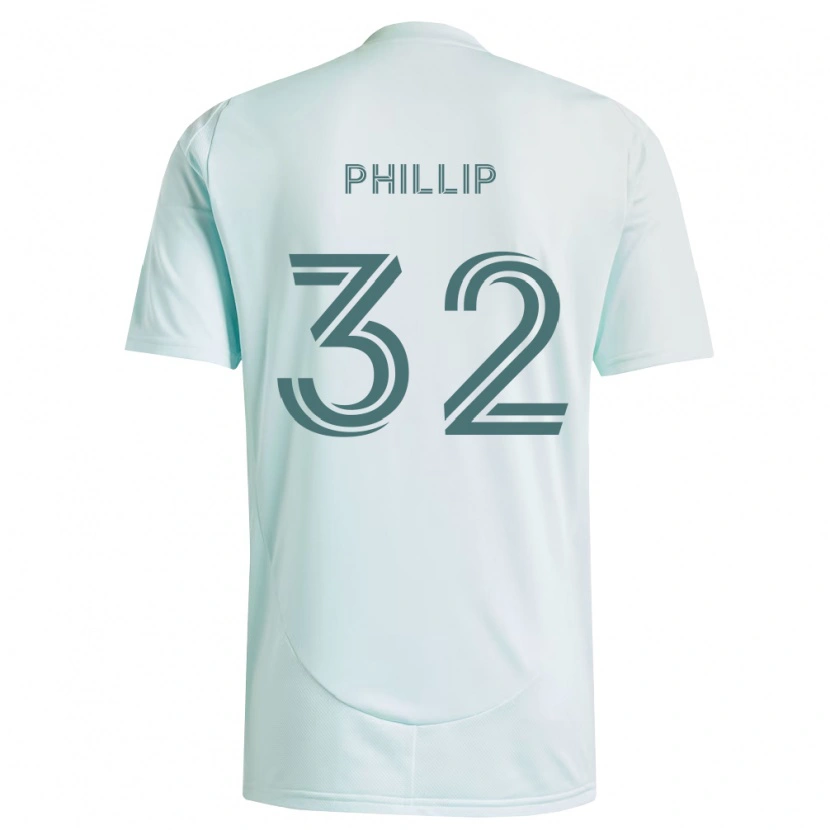 Danxen Heren Donavan Phillip #32 Wit Lichtgroen Uitshirt Uittenue 2026/27 T-Shirt België