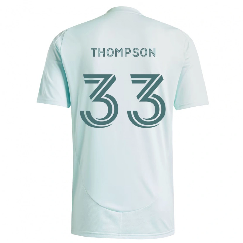 Danxen Heren Kosi Thompson #33 Wit Lichtgroen Uitshirt Uittenue 2026/27 T-Shirt België