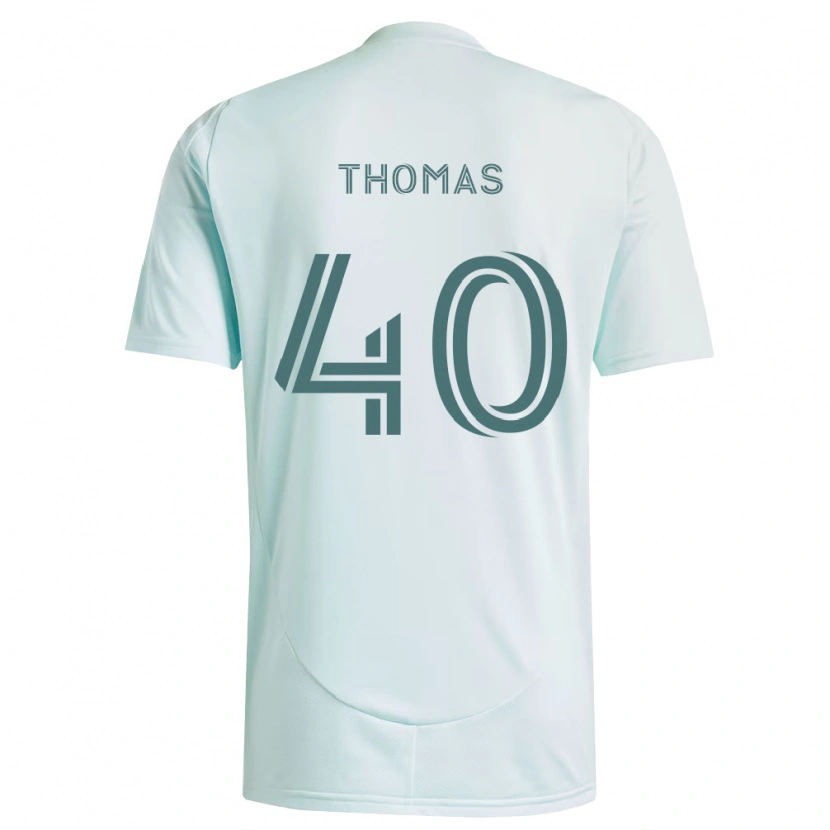 Danxen Heren Kai Thomas #40 Wit Lichtgroen Uitshirt Uittenue 2026/27 T-Shirt België