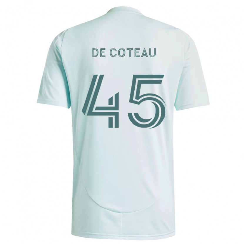 Danxen Heren Jabari De Coteau #45 Wit Lichtgroen Uitshirt Uittenue 2026/27 T-Shirt België