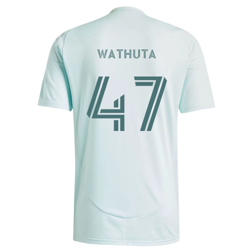 Danxen Heren Sydney Wathuta #47 Wit Lichtgroen Uitshirt Uittenue 2026/27 T-Shirt België