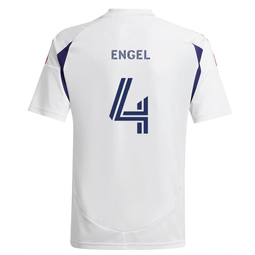 Danxen Heren Lukas Engel #4 Koninklijk Blauw Rood Bruin Uitshirt Uittenue 2026/27 T-Shirt België