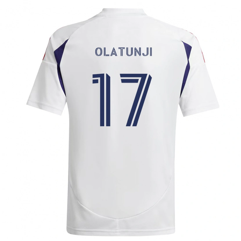 Danxen Heren Victor Olatunji #17 Koninklijk Blauw Rood Bruin Uitshirt Uittenue 2026/27 T-Shirt België