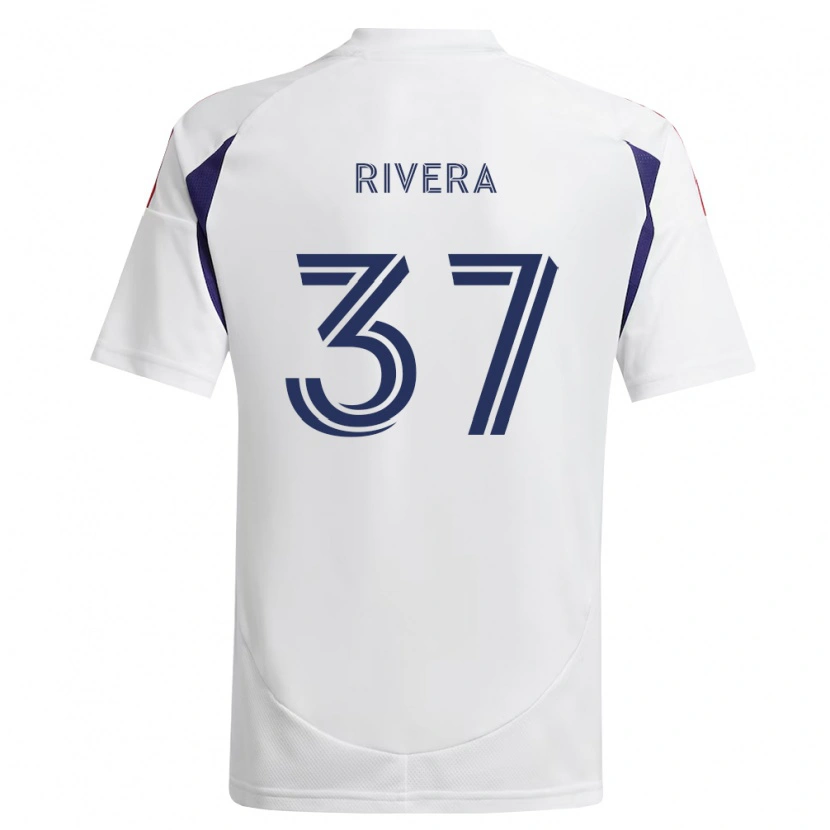 Danxen Heren Luis Rivera #37 Koninklijk Blauw Rood Bruin Uitshirt Uittenue 2026/27 T-Shirt België