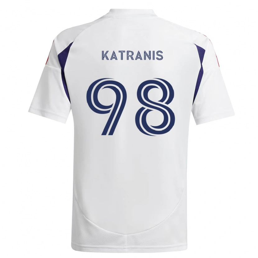 Danxen Heren Alexandros Katranis #98 Koninklijk Blauw Rood Bruin Uitshirt Uittenue 2026/27 T-Shirt België