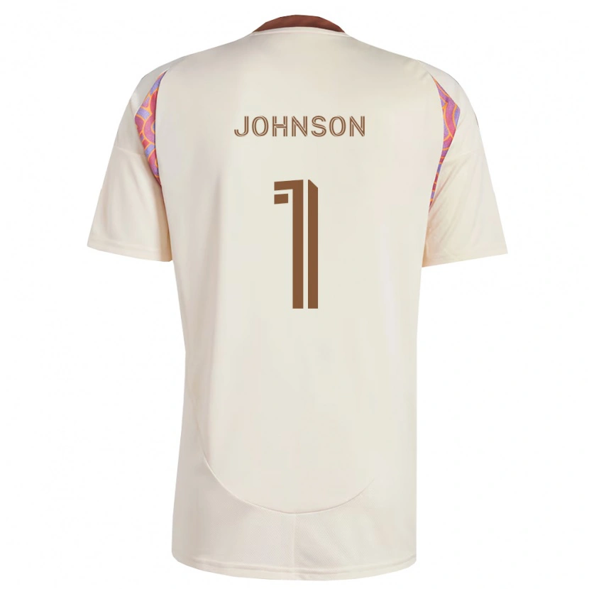 Danxen Heren Sean Johnson #1 Off-White Roze Uitshirt Uittenue 2026/27 T-Shirt België