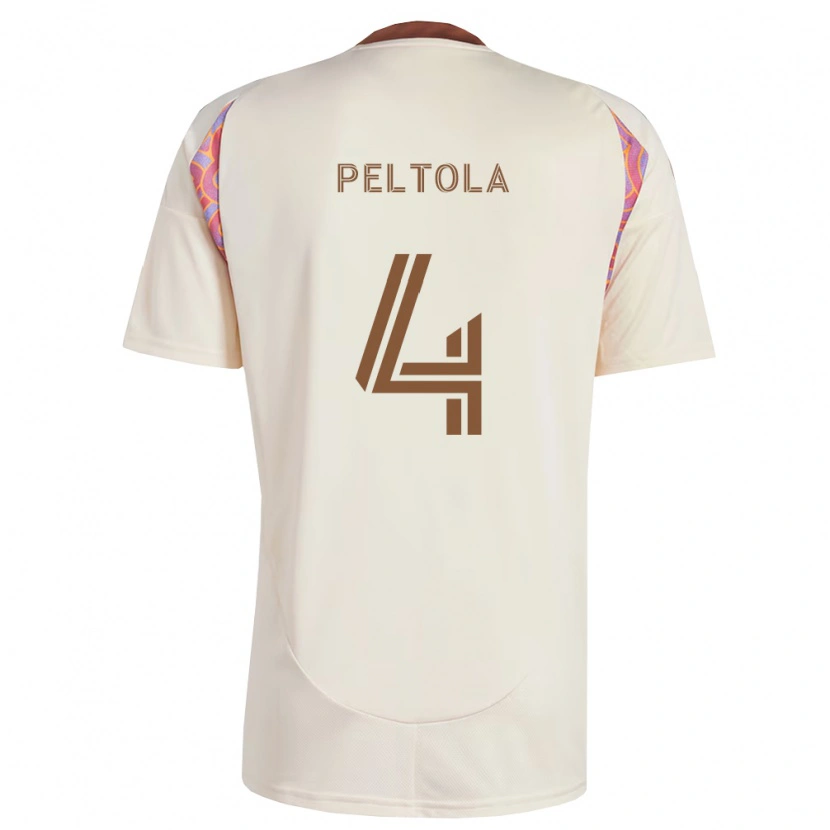 Danxen Heren Matti Peltola #4 Off-White Roze Uitshirt Uittenue 2026/27 T-Shirt België