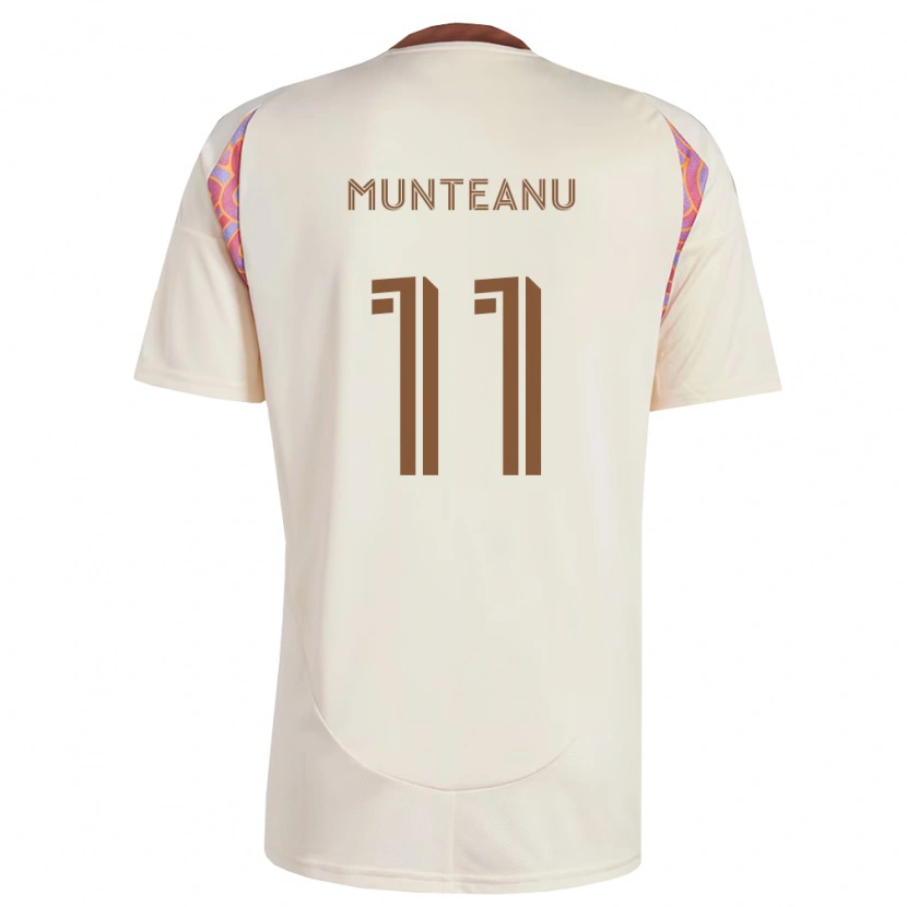 Danxen Heren Louis Munteanu #11 Off-White Roze Uitshirt Uittenue 2026/27 T-Shirt België