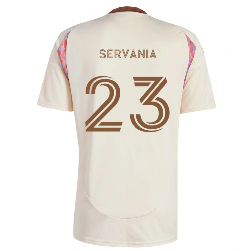 Danxen Heren Brandon Servania #23 Off-White Roze Uitshirt Uittenue 2026/27 T-Shirt België