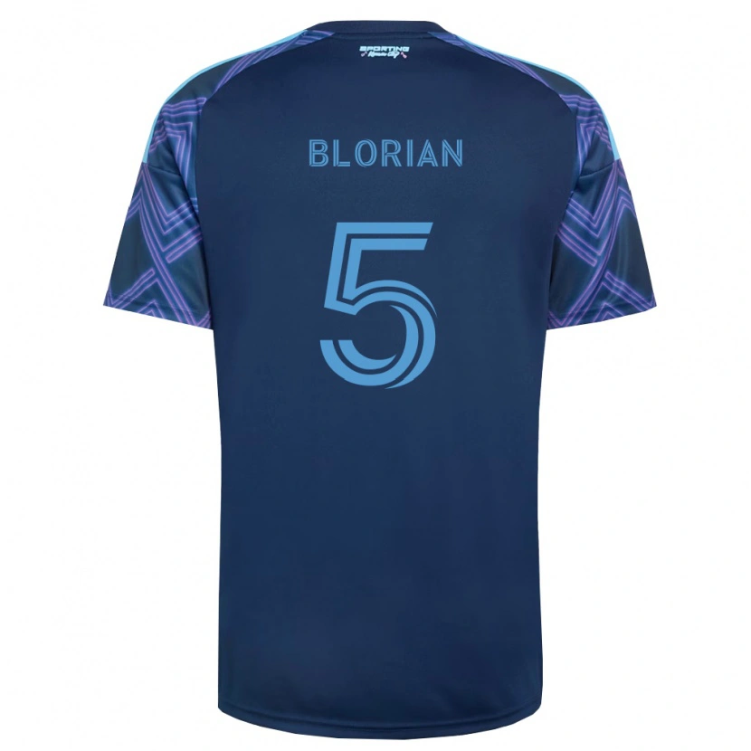 Danxen Heren Or Blorian #5 Koninklijk Blauw Paars Uitshirt Uittenue 2026/27 T-Shirt België