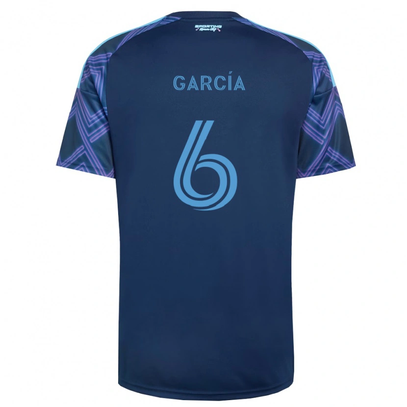 Danxen Heren Manu García #6 Koninklijk Blauw Paars Uitshirt Uittenue 2026/27 T-Shirt België