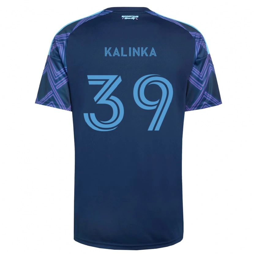 Danxen Heren Jaxson Kalinka #39 Koninklijk Blauw Paars Uitshirt Uittenue 2026/27 T-Shirt België