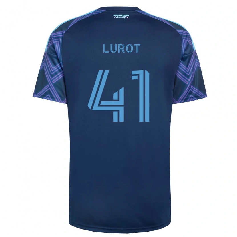 Danxen Heren Pierre Lurot #41 Koninklijk Blauw Paars Uitshirt Uittenue 2026/27 T-Shirt België