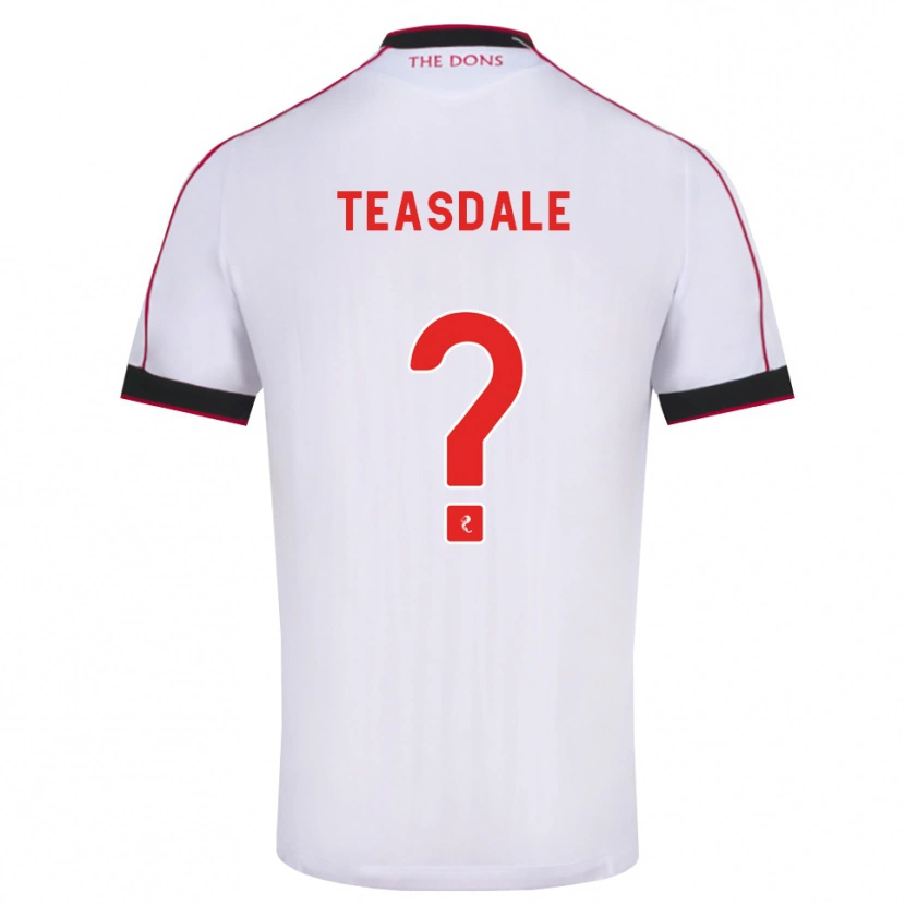 Danxen Heren Joseph Teasdale #0 Zwart Rood Wit Uitshirt Uittenue 2026/27 T-Shirt België