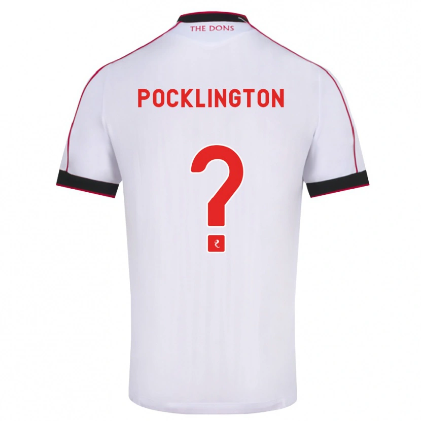 Danxen Heren Max Pocklington #0 Zwart Rood Wit Uitshirt Uittenue 2026/27 T-Shirt België