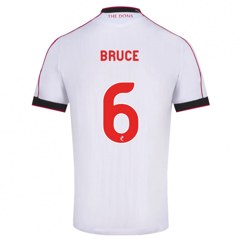Danxen Heren Natasha Bruce #6 Zwart Rood Wit Uitshirt Uittenue 2026/27 T-Shirt België