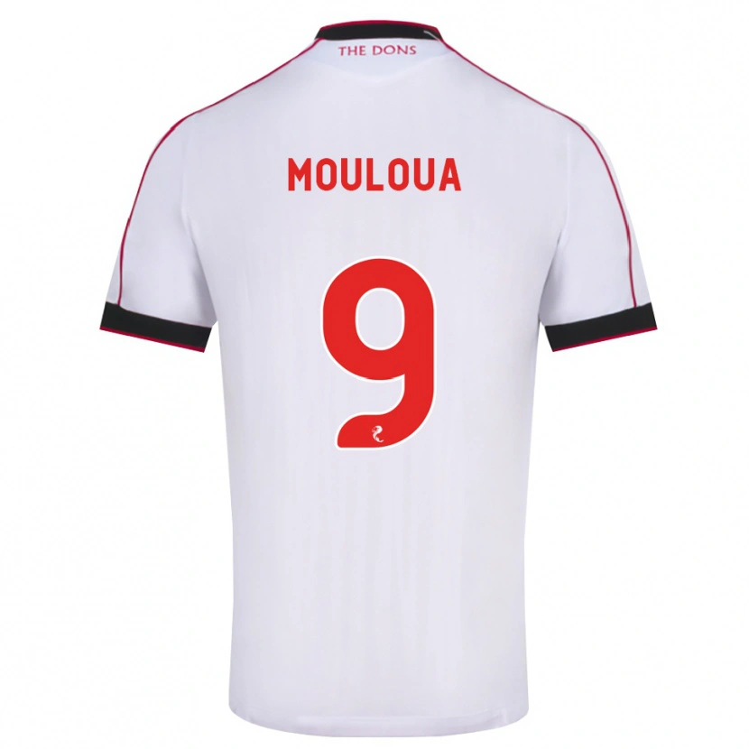 Danxen Heren Ayoub Mouloua #9 Zwart Rood Wit Uitshirt Uittenue 2026/27 T-Shirt België