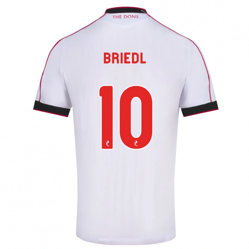 Danxen Heren Alexander Briedl #10 Zwart Rood Wit Uitshirt Uittenue 2026/27 T-Shirt België