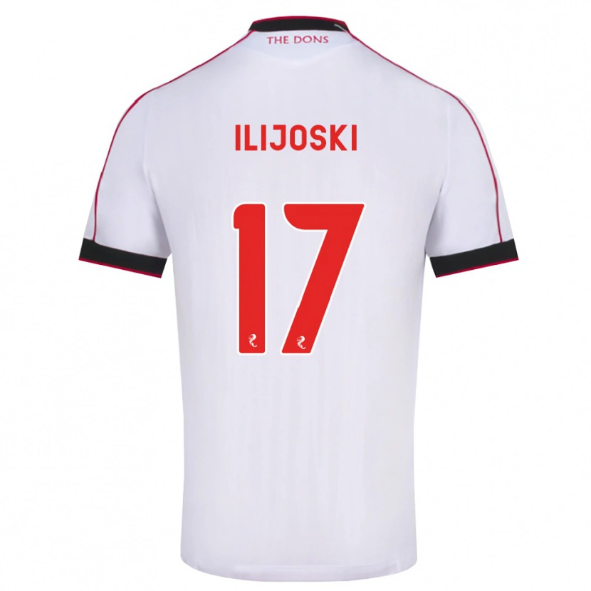 Danxen Heren Emma Ilijoski #17 Zwart Rood Wit Uitshirt Uittenue 2026/27 T-Shirt België