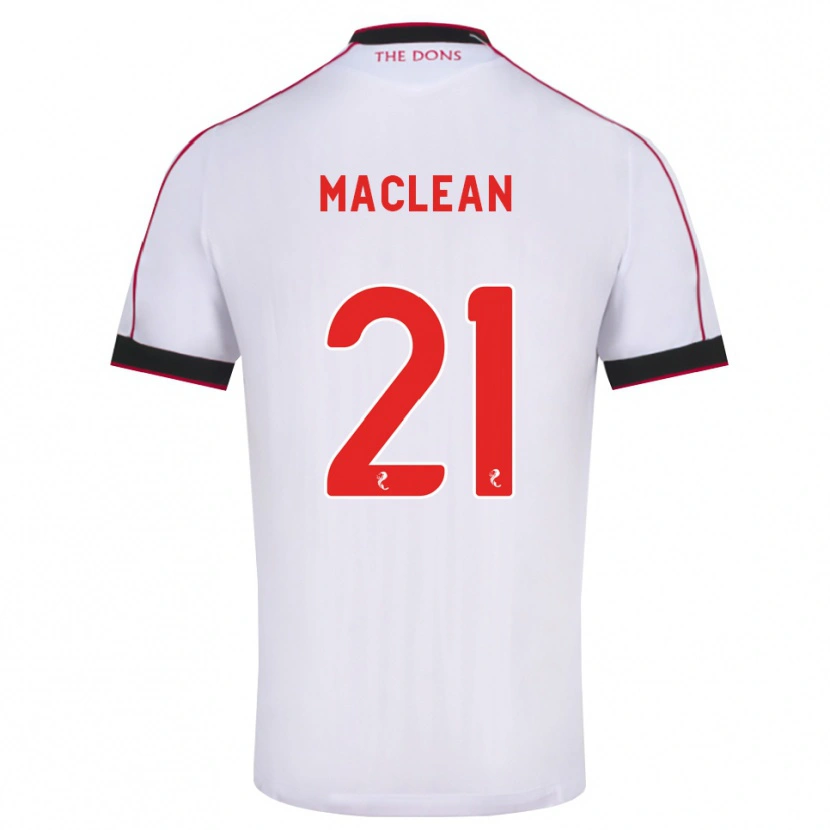 Danxen Heren Miriam Maclean #21 Zwart Rood Wit Uitshirt Uittenue 2026/27 T-Shirt België