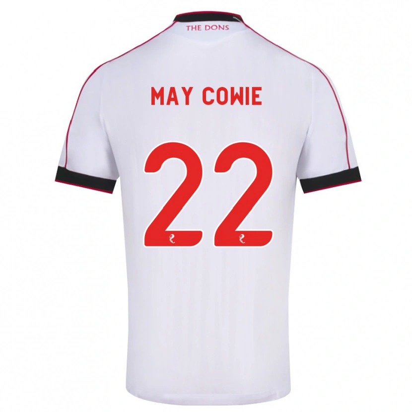 Danxen Heren Ellie May Cowie #22 Zwart Rood Wit Uitshirt Uittenue 2026/27 T-Shirt België