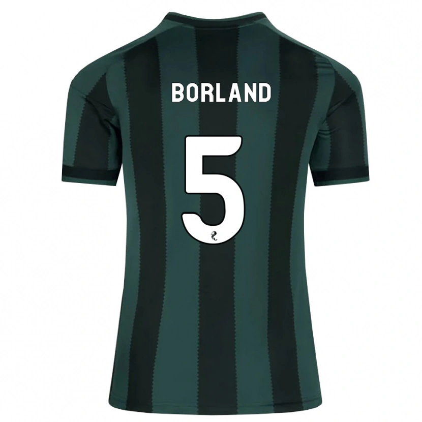 Danxen Heren Hayden Borland #5 Donkerleigrijs Zwart Uitshirt Uittenue 2026/27 T-Shirt België