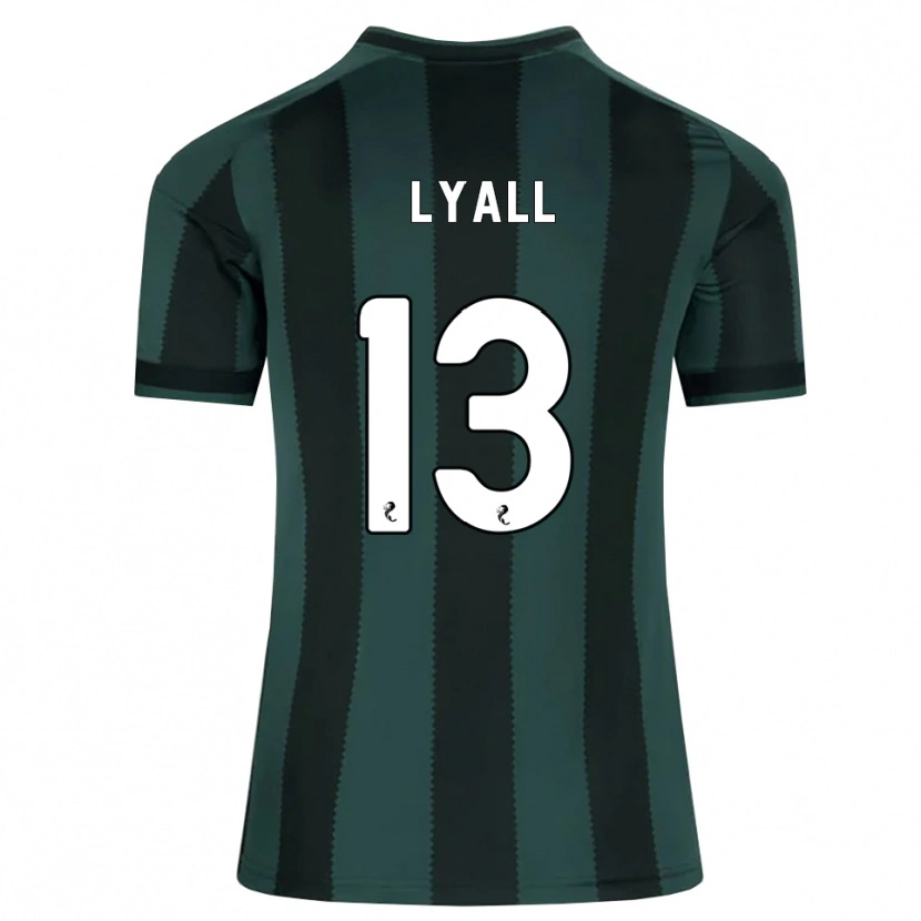 Danxen Heren Warren Lyall #13 Donkerleigrijs Zwart Uitshirt Uittenue 2026/27 T-Shirt België