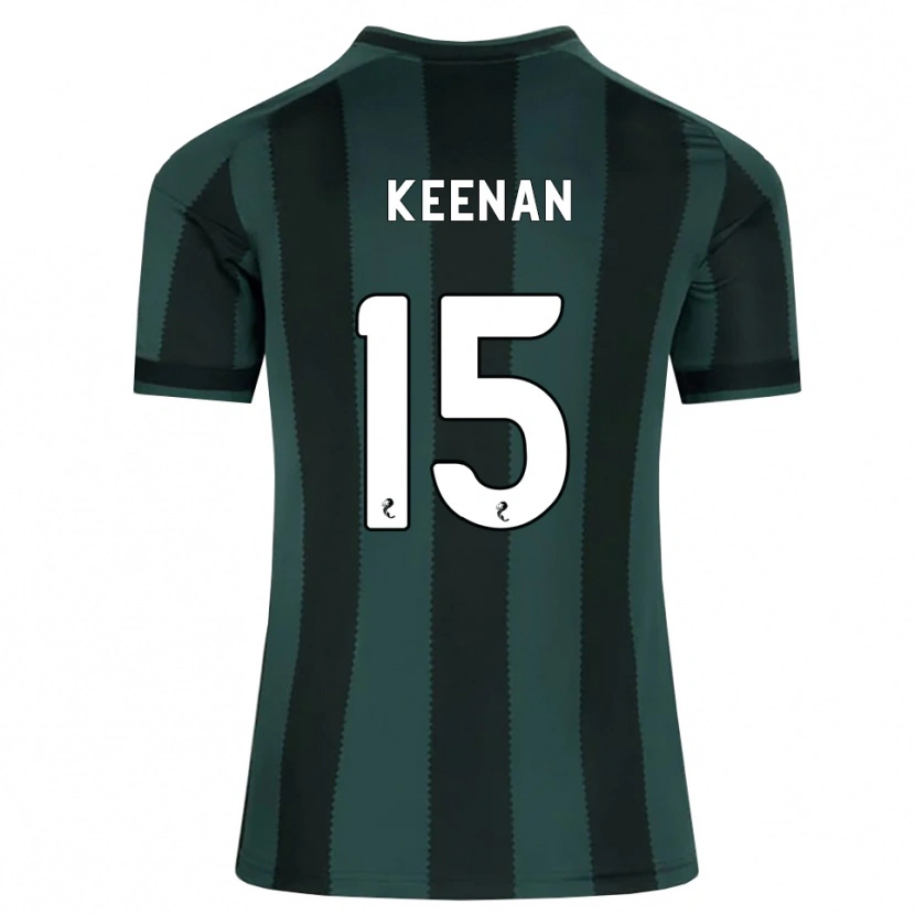 Danxen Heren Calvin Keenan #15 Donkerleigrijs Zwart Uitshirt Uittenue 2026/27 T-Shirt België