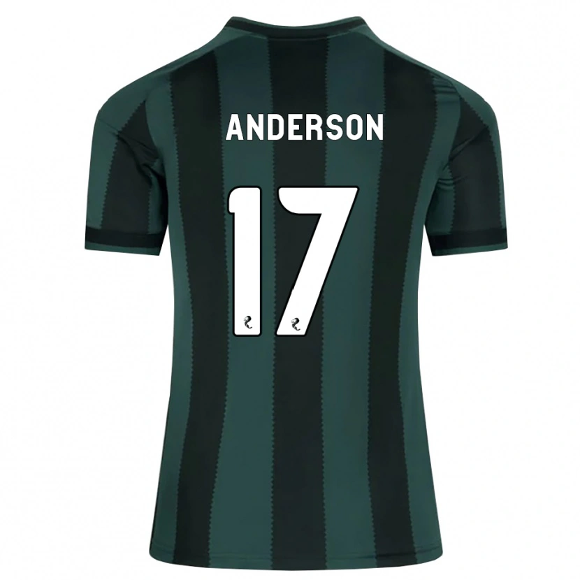 Danxen Heren Cayden Anderson #17 Donkerleigrijs Zwart Uitshirt Uittenue 2026/27 T-Shirt België