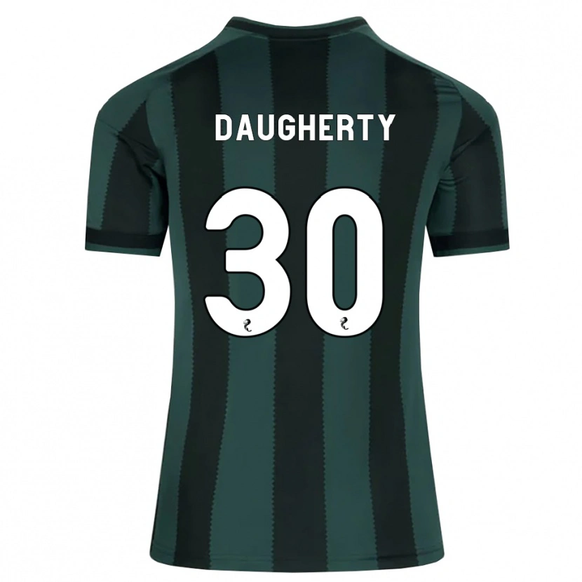Danxen Heren Kelsey Daugherty #30 Donkerleigrijs Zwart Uitshirt Uittenue 2026/27 T-Shirt België