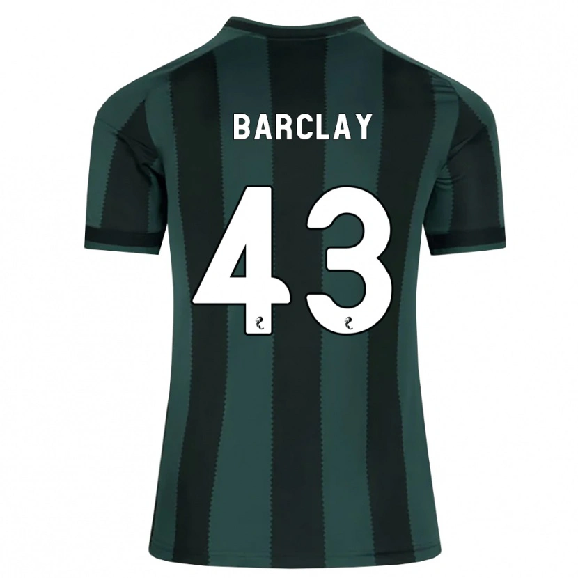 Danxen Heren Lucy Barclay #43 Donkerleigrijs Zwart Uitshirt Uittenue 2026/27 T-Shirt België