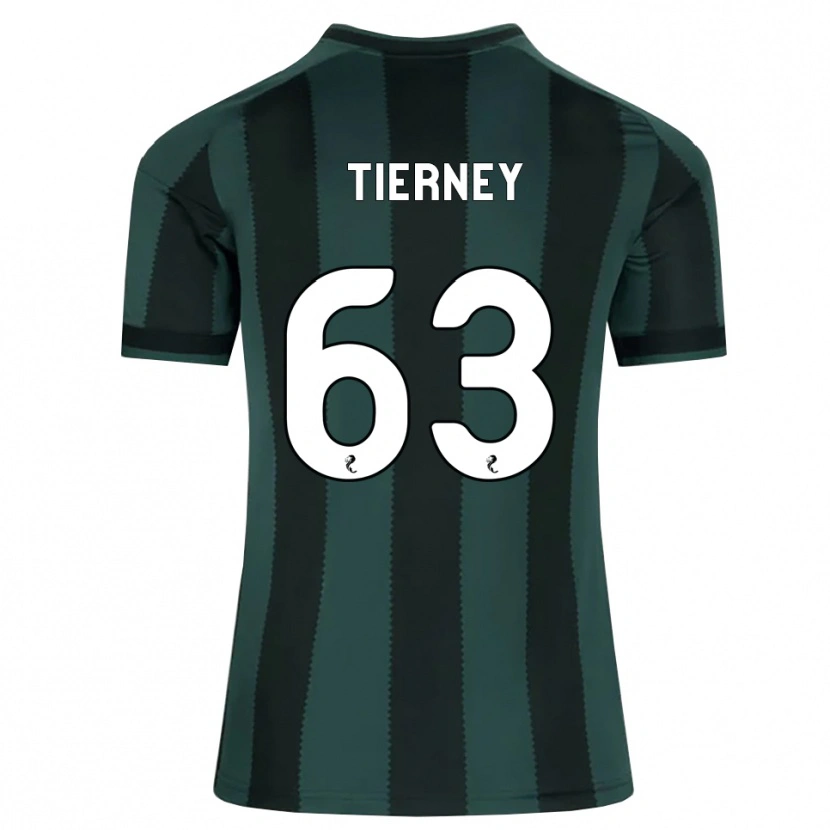 Danxen Heren Kieran Tierney #63 Donkerleigrijs Zwart Uitshirt Uittenue 2026/27 T-Shirt België