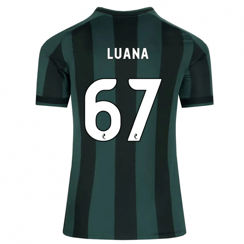 Danxen Heren Luana Muñoz #67 Donkerleigrijs Zwart Uitshirt Uittenue 2026/27 T-Shirt België
