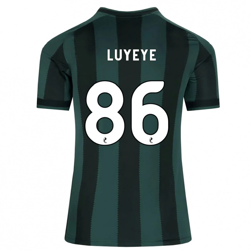 Danxen Heren Benny-Jackson Luyeye #86 Donkerleigrijs Zwart Uitshirt Uittenue 2026/27 T-Shirt België