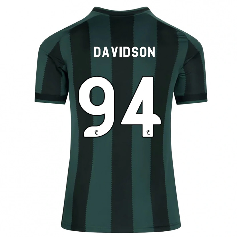 Danxen Heren Bruno Davidson #94 Donkerleigrijs Zwart Uitshirt Uittenue 2026/27 T-Shirt België