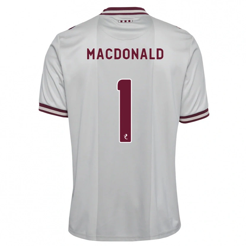 Danxen Heren Jamie Macdonald #1 Wit Bordeauxrood Uitshirt Uittenue 2026/27 T-Shirt België