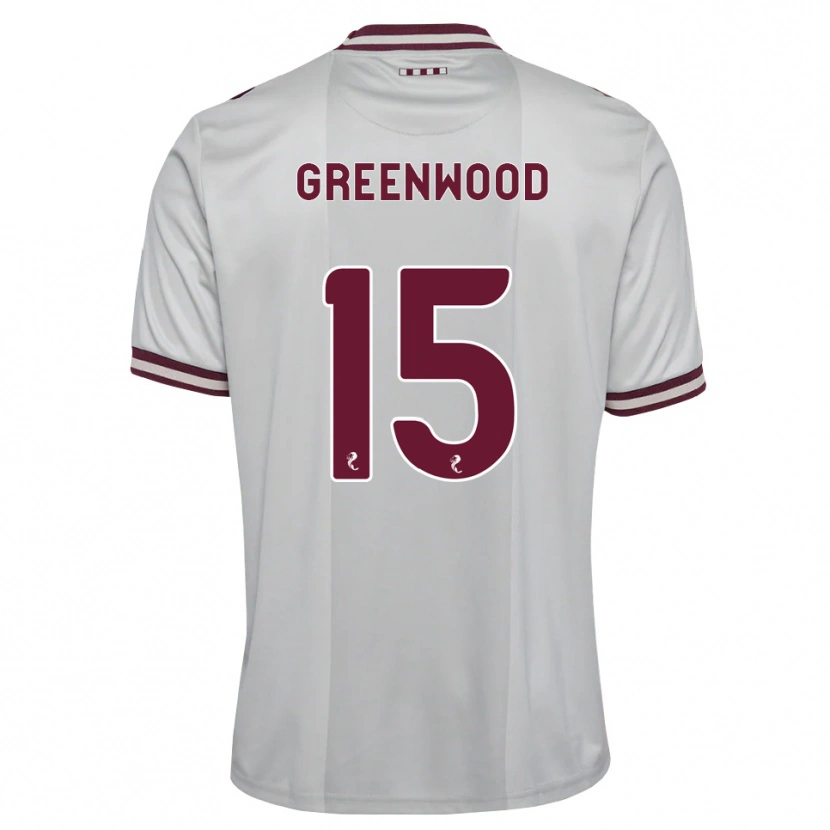 Danxen Heren Brodie Greenwood #15 Wit Bordeauxrood Uitshirt Uittenue 2026/27 T-Shirt België