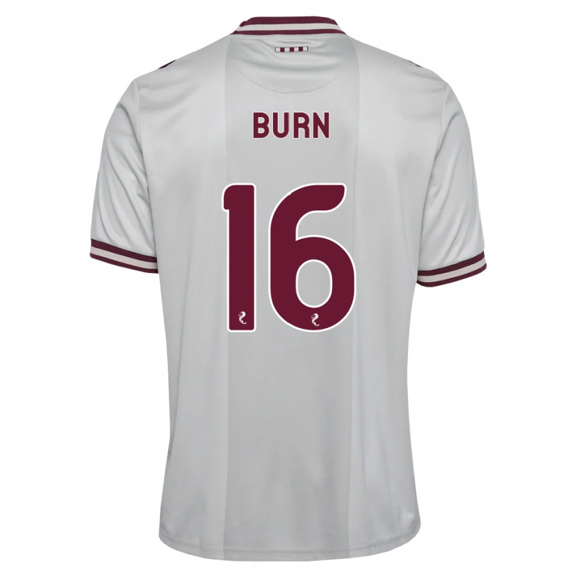 Danxen Heren Gregor Burn #16 Wit Bordeauxrood Uitshirt Uittenue 2026/27 T-Shirt België