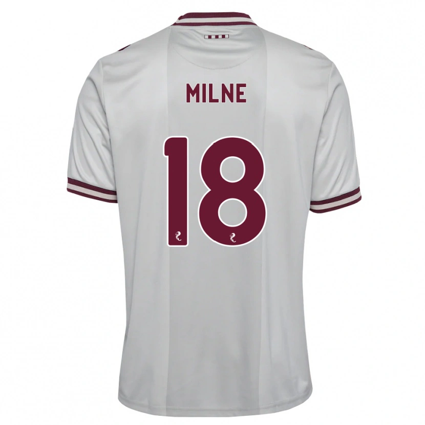 Danxen Heren Harry Milne #18 Wit Bordeauxrood Uitshirt Uittenue 2026/27 T-Shirt België