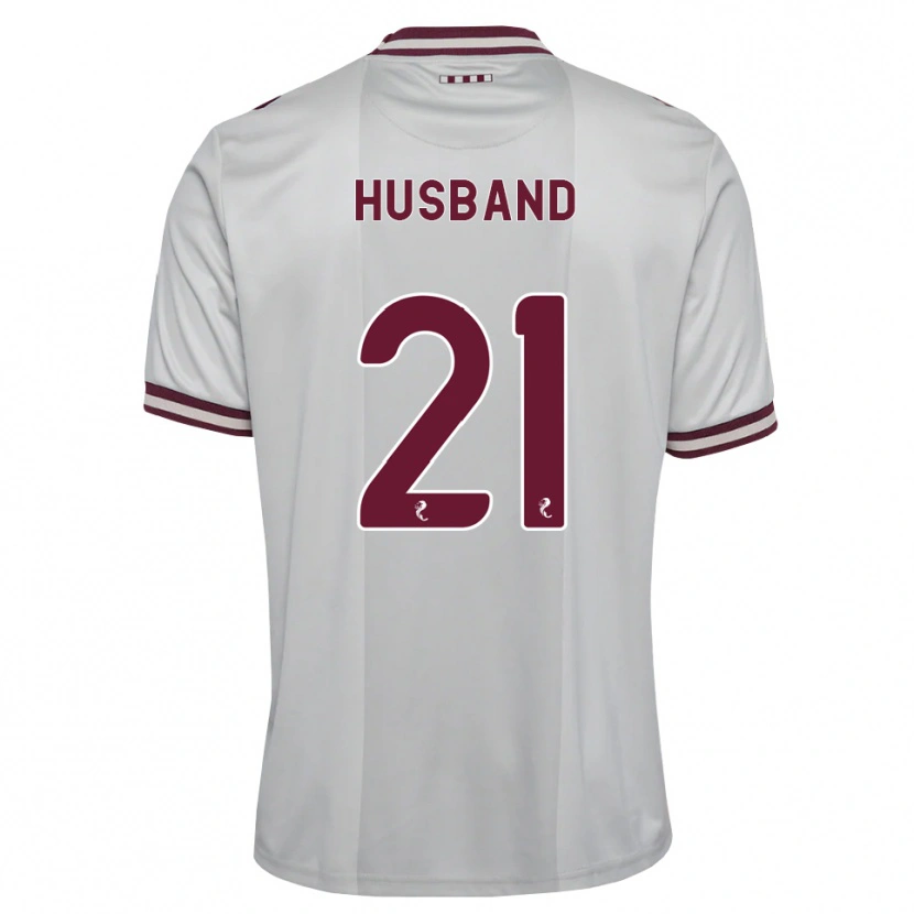 Danxen Heren Erin Husband #21 Wit Bordeauxrood Uitshirt Uittenue 2026/27 T-Shirt België
